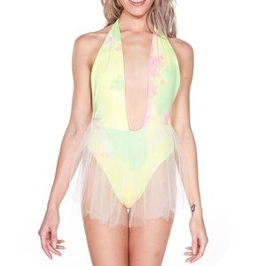 iheartraves tie dye unicorn suit